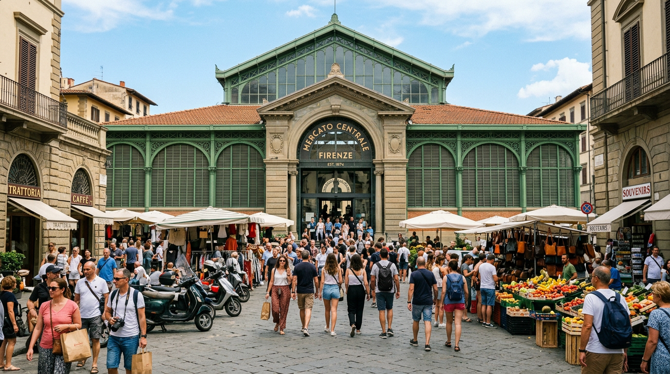 Mercato Centrale di San Lorenzo - walkable from homelink-thekey.com, guesthouse Via Cittadella 22 Florence